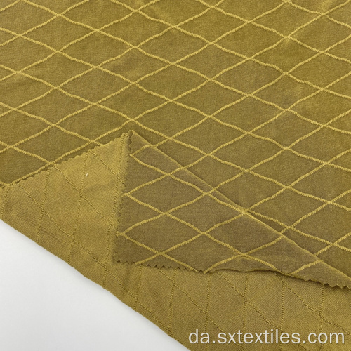 Polyester med spandex strik jacquard stof